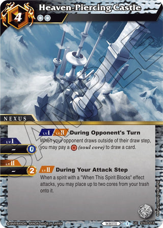 Heaven-Piercing Castle (3013) [ST03] - Battle Spirits Saga Single