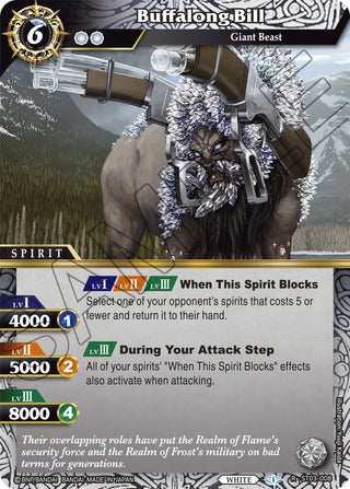 Buffalong Bill (3008) [ST03] - Battle Spirits Saga Single