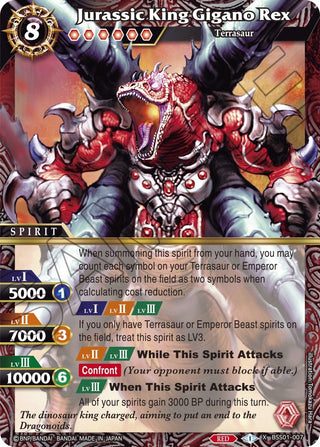 Jurassic King Gigano Rex (1007) [BSS01] - Battle Spirits Saga Single