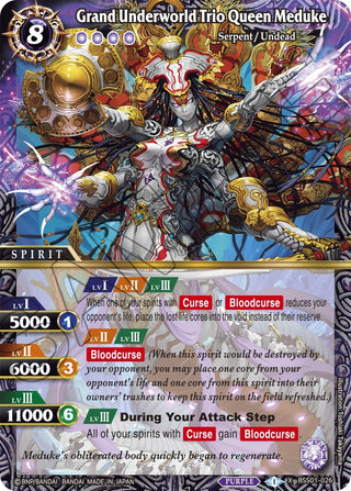 Grand Underworld Trio Queen Meduke (1026) [BSS01] - Battle Spirits Saga Single