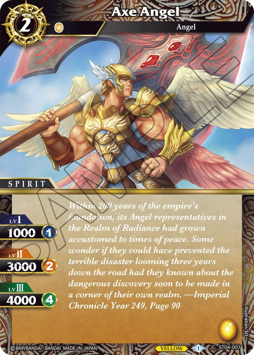Axe Angel (4007) [ST04] - Battle Spirits Saga Single