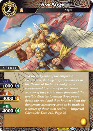 Axe Angel (4007) [ST04] - Battle Spirits Saga Single