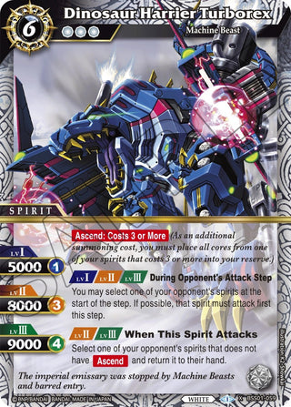 Dinosaur Harrier Turborex (1059) [BSS01] - Battle Spirits Saga Single