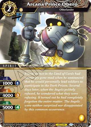 Arcana Prince Obero (4008) [ST04] - Battle Spirits Saga Single