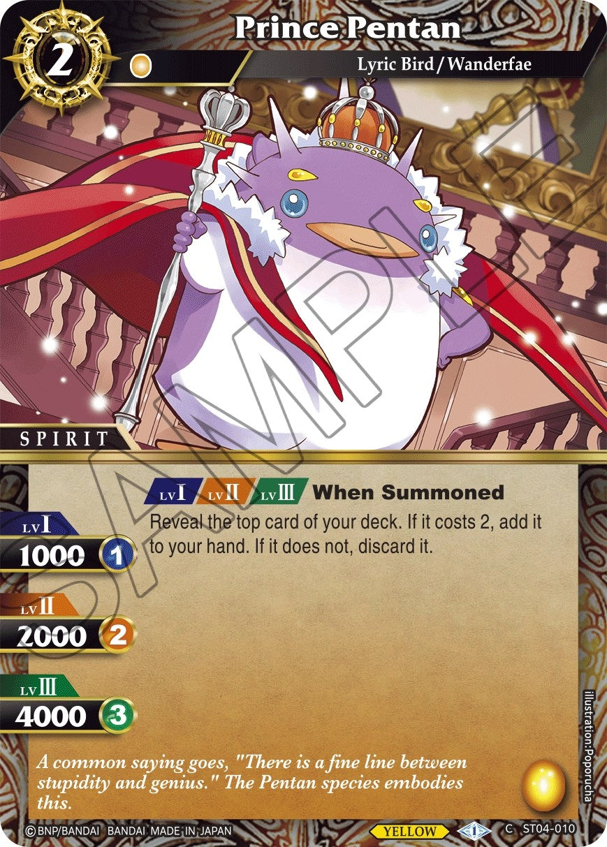 Prince Pentan (4010) [ST04] - Battle Spirits Saga Single