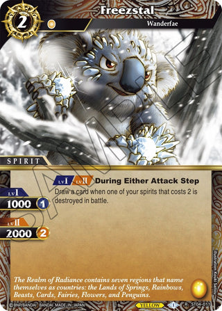 Freezstal (4011) [ST04] - Battle Spirits Saga Single