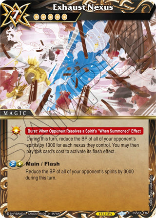 Exhaust Nexus (1136) [BSS01] - Battle Spirits Saga Single