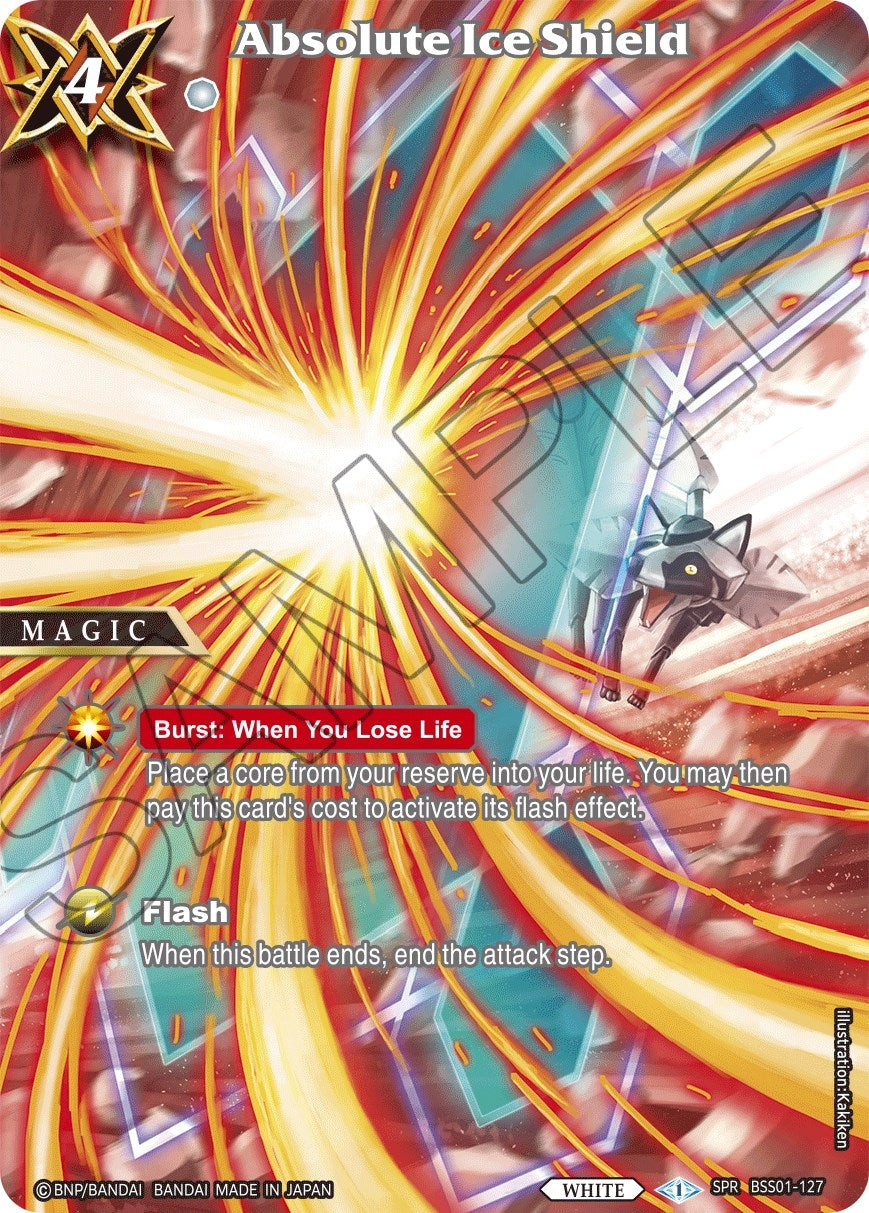 Absolute Ice Shield (SPR) (1127) [BSS01] - Battle Spirits Saga Single