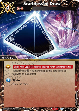 Starblessed Draw (1118) [BSS01] - Battle Spirits Saga Single