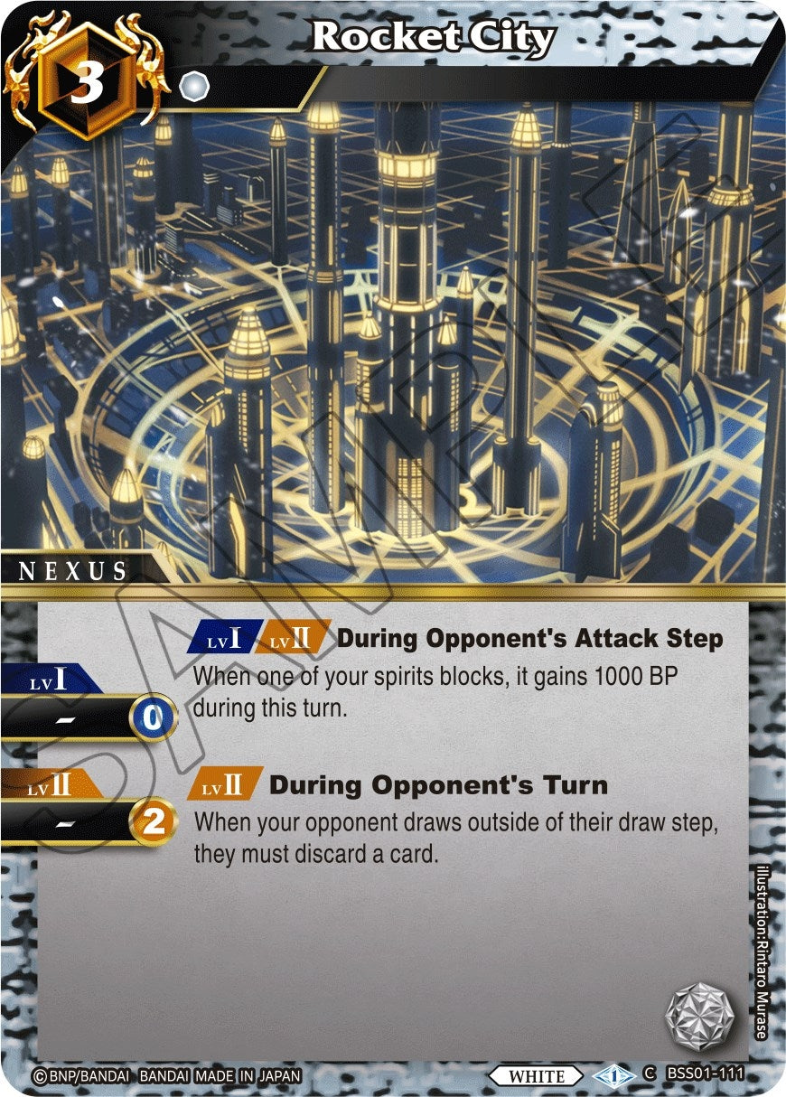 Rocket City (1111) [BSS01] - Battle Spirits Saga Single