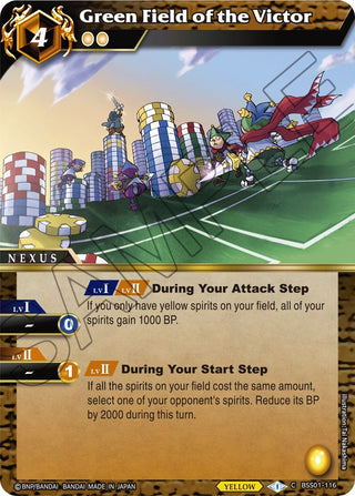 Green Field of the Victor (1116) [BSS01] - Battle Spirits Saga Single