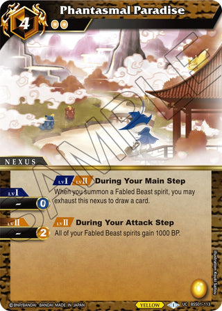 Phantasmal Paradise (1113) [BSS01] - Battle Spirits Saga Single