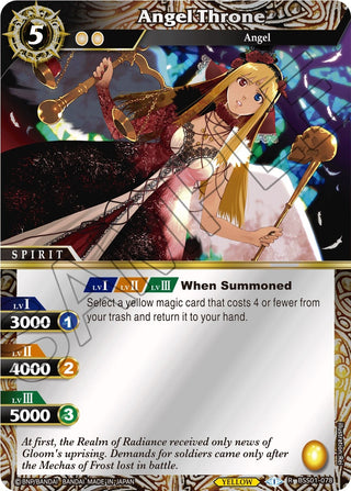 Angel Throne (Box Topper) (1078) [BSS01] - Battle Spirits Saga Single