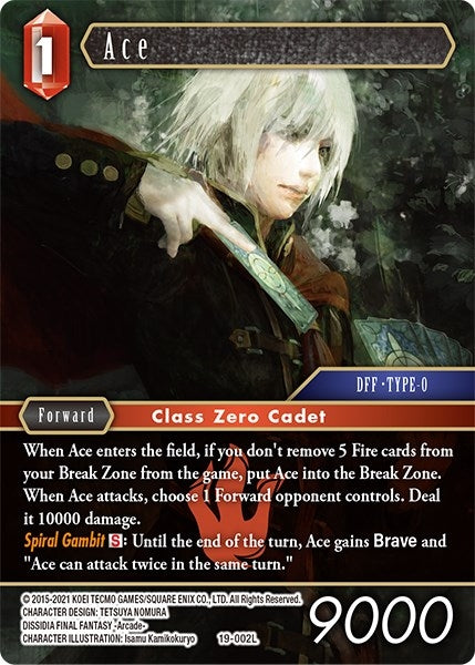 Ace (19) [19] - Final Fantasy TCG Single