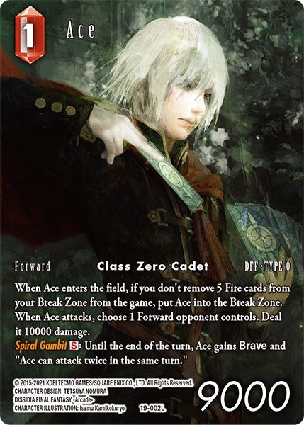 Ace (Full Art) (19) [19] - Final Fantasy TCG Single