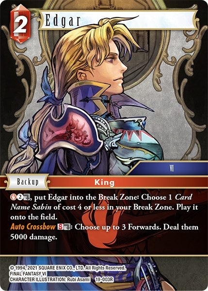 Edgar (19) [19] - Final Fantasy TCG Single