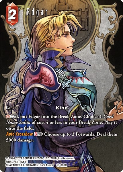Edgar (Full Art) (19) [19] - Final Fantasy TCG Single