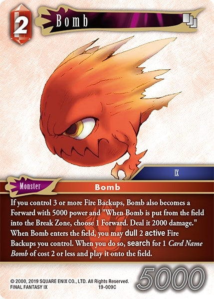Bomb (19) [19] - Final Fantasy TCG Single