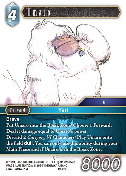 Umaro (19) [19] - Final Fantasy TCG Single