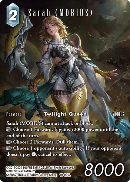 Sarah (MOBIUS) (19-024L) (Full Art) (19) [19] - Final Fantasy TCG Single