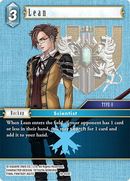 Lean (19) [19] - Final Fantasy TCG Single