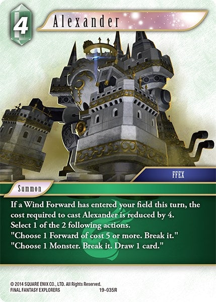 Alexander (19) [19] - Final Fantasy TCG Single