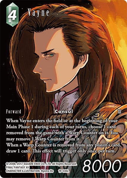 Vayne (Full Art) (19) [19] - Final Fantasy TCG Single