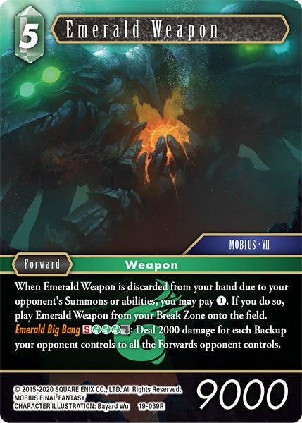 Emerald Weapon (19) [19] - Final Fantasy TCG Single