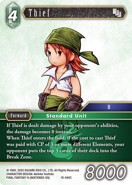 Thief (19) [19] - Final Fantasy TCG Single
