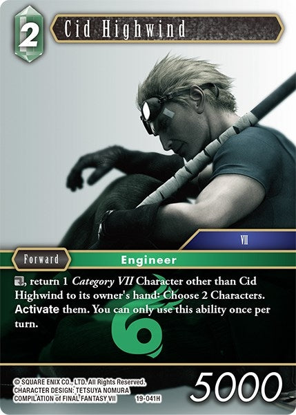 Cid Highwind (19) [19] - Final Fantasy TCG Single