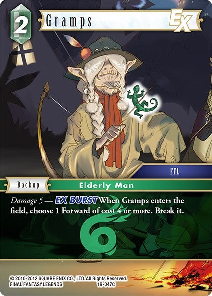Gramps EX (19) [19] - Final Fantasy TCG Single