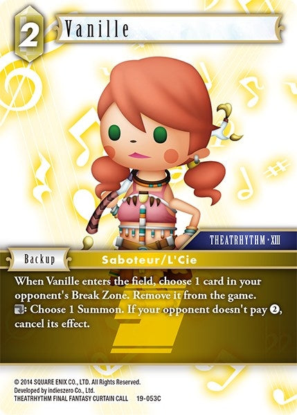 Vanille (19) [19] - Final Fantasy TCG Single