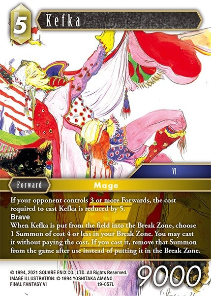 Kefka (19) [19] - Final Fantasy TCG Single