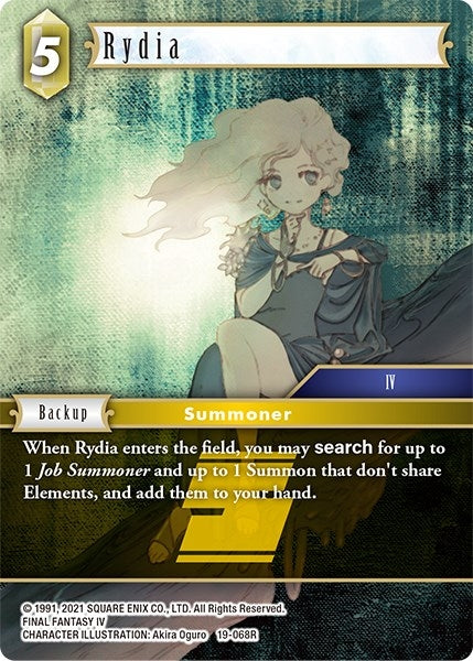 Rydia (19) [19] - Final Fantasy TCG Single