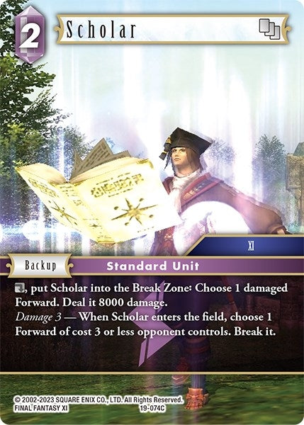 Scholar (19) [19] - Final Fantasy TCG Single