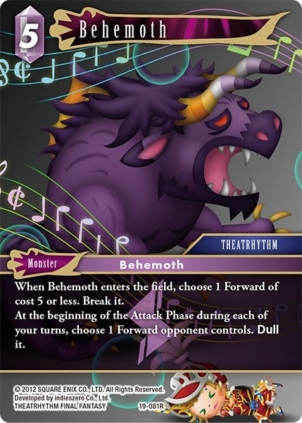 Behemoth (19-081R) (19) [19] - Final Fantasy TCG Single