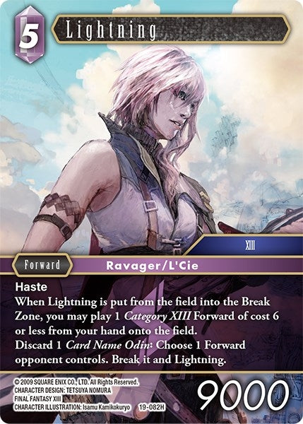 Lightning (19-082H) (19) [19] - Final Fantasy TCG Single