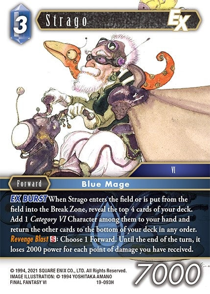 Strago EX (19) [19] - Final Fantasy TCG Single