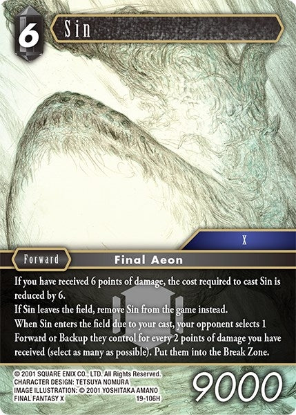 Sin (19) [19] - Final Fantasy TCG Single