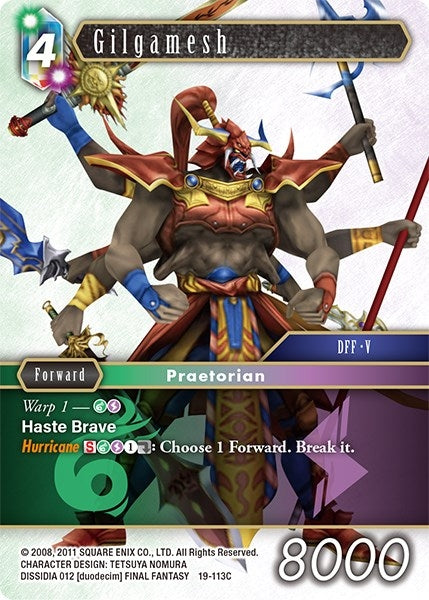 Gilgamesh (19) [19] - Final Fantasy TCG Single