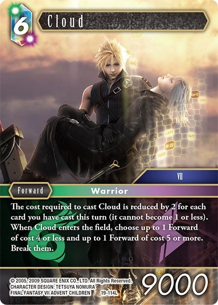 Cloud (19) [19] - Final Fantasy TCG Single