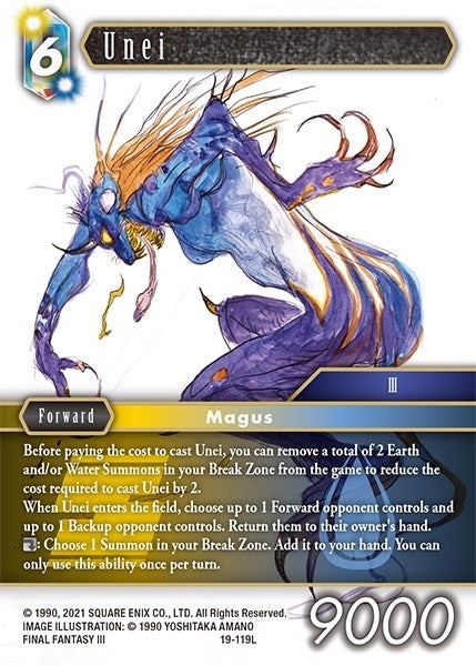 Unei (19) [19] - Final Fantasy TCG Single