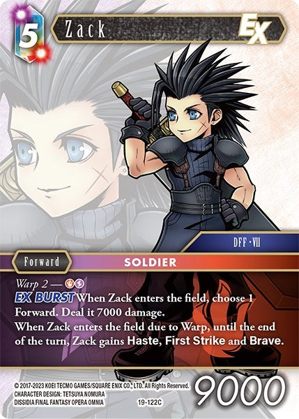 Zack EX (19) [19] - Final Fantasy TCG Single