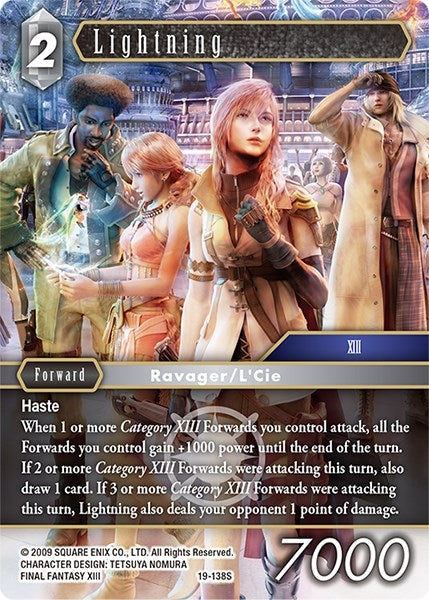 Lightning (19-138S) (19) [19] - Final Fantasy TCG Single