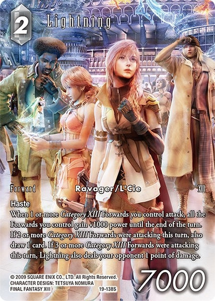 Lightning (19-138S) (Full Art) (19) [19] - Final Fantasy TCG Single