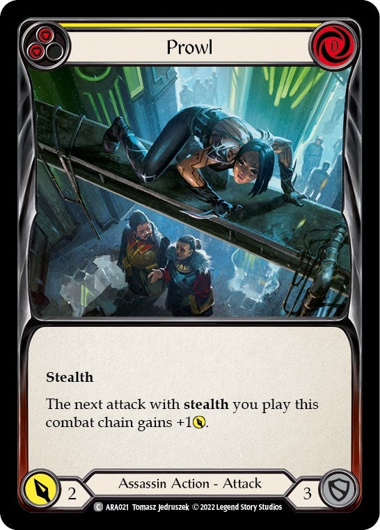 Prowl (Yellow) (21) - Flesh and Blood TCG Single