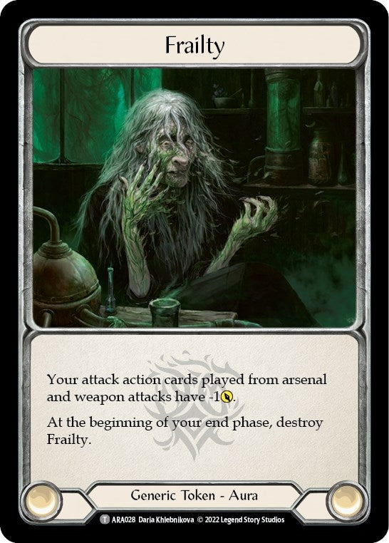 Image for Frailty (ARA028) (Blitz Deck: Outsiders - Arakni) - Flesh and Blood TCG