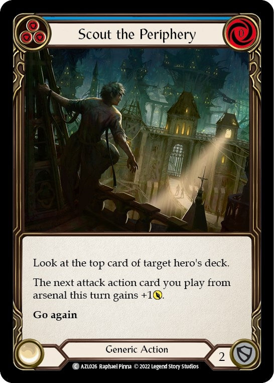 Scout the Periphery (Blue) (26) - Flesh and Blood TCG Single