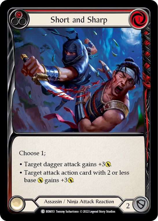 Short and Sharp (Red) (13) - Flesh and Blood TCG Single
