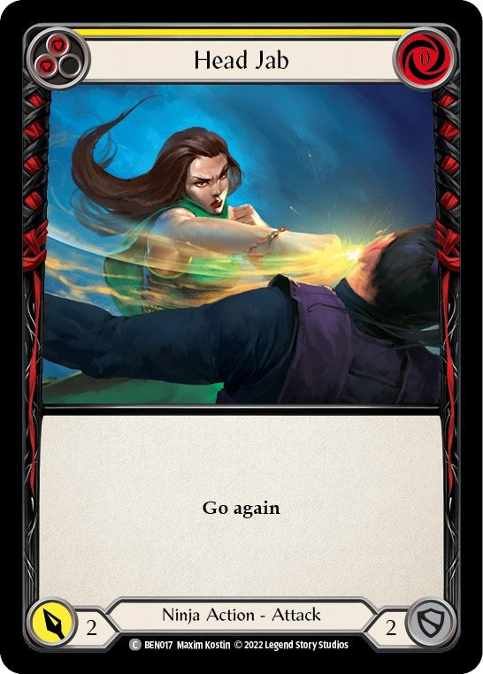 Head Jab (Yellow) (17) - Flesh and Blood TCG Single